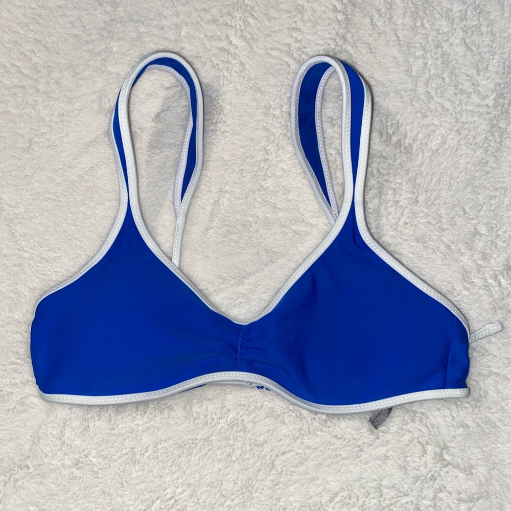 blue aerie bikini top